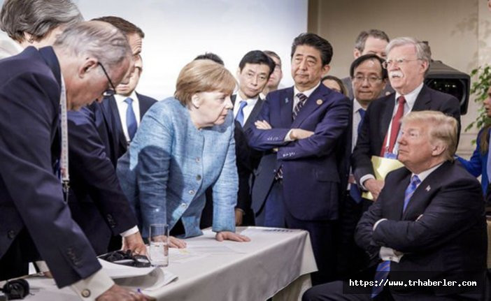 Olaylı G7 zirvesi sona erdi : Zirve'den geriye birbirine hakaret eden dünya liderleri kaldı...