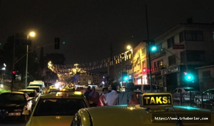 UBER açıklaması Taksicileri sokağa döktü! Taksicilerden Cumhurbaşkanı Erdoğan'a sevgi seli!