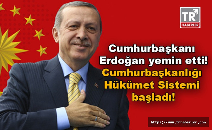 Cumhurbaşkanı Erdoğan yemin etti ve Cumhurbaşkanlığı Hükümet Sistemi başladı! video izle