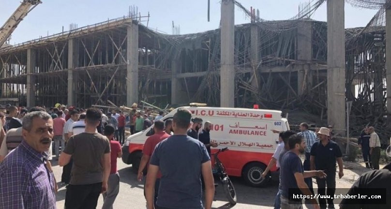 Filistin'de inşaat halindeki bina çöktü: 9 yaralı