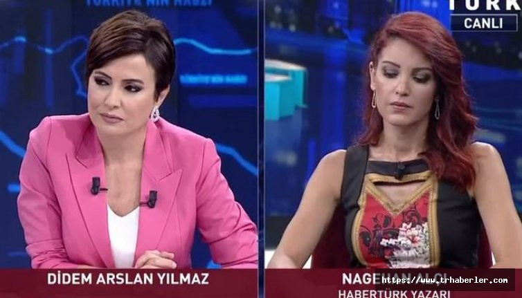 Habertürk canlı yayınında Nagehan Alçı ile Didem Arslan Yılmaz arasında gerginlik/Video