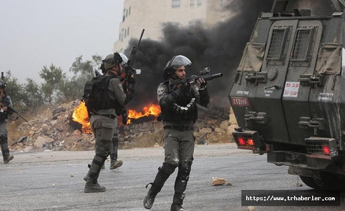 İsrail polisi'den cuma namazı sonrası gaz ve ses bombaları ile saldırdı!