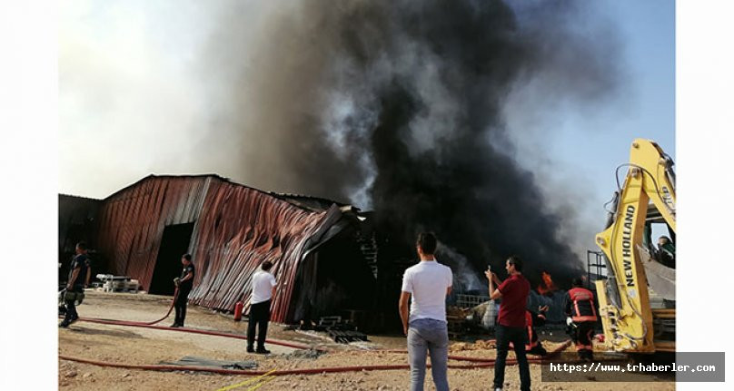 Malatya'da dondurma fabrikasında korkutan yangın