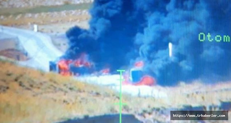 PKK’lı teröristler 4 aracı ateşe verdi!