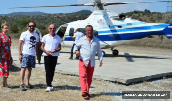 Ali Ağaoğlu helikopterle el öpmeye gitti!