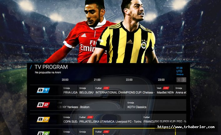 Benfica Fenerbahçe maçını şifresiz canlı veren kanalların listesi