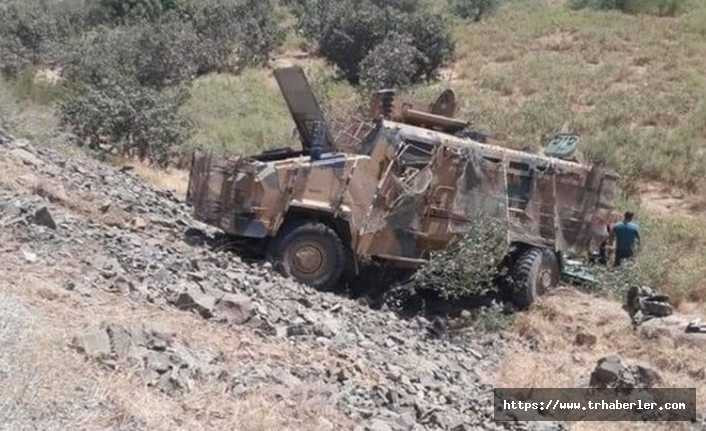 Hakkari'de askeri araç devrildi! 2 asker şehit oldu, 7 asker yaralandı