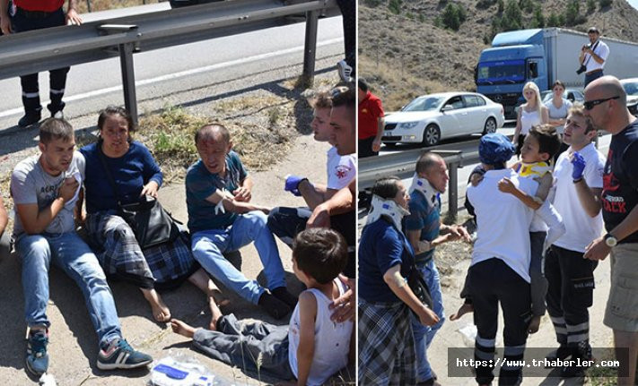 Kırıkkale'de zincirleme kaza: 9 yaralı