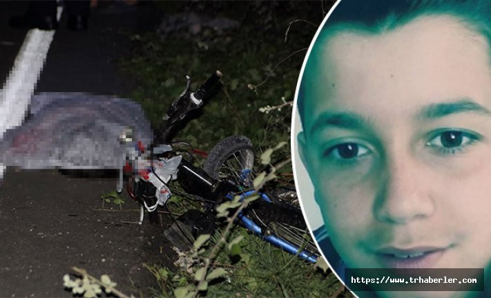 Otomobilin çarptığı bisikletli çocuktan acı haber