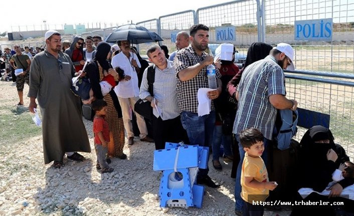 Toplam 35 bin 840 Suriyeli, bayram tatili için ülkesine döndü