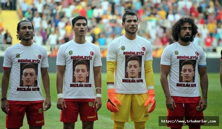 Yeni Malatyasporlu futbolculardan Özil'e destek