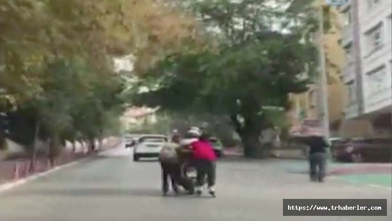 Çılgın Ankaralı çocuklar şok etti! Trafikte patenle tehlikeli yolculuk! Video Haber izle