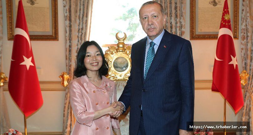 Cumhurbaşkanı Erdoğan Japonya Prensesi ile görüştü