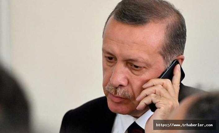 Cumhurbaşkanı Erdoğan kritik telefon görüşmesi!