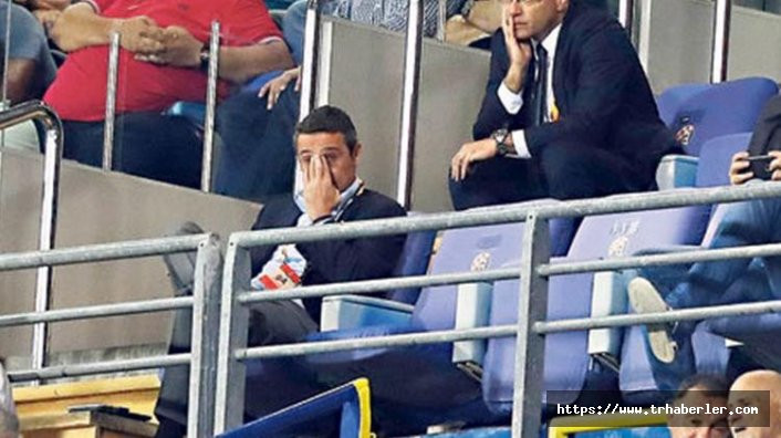 Fenerbahçe Başkanı Ali Koç, tribünde yıkıldı!
