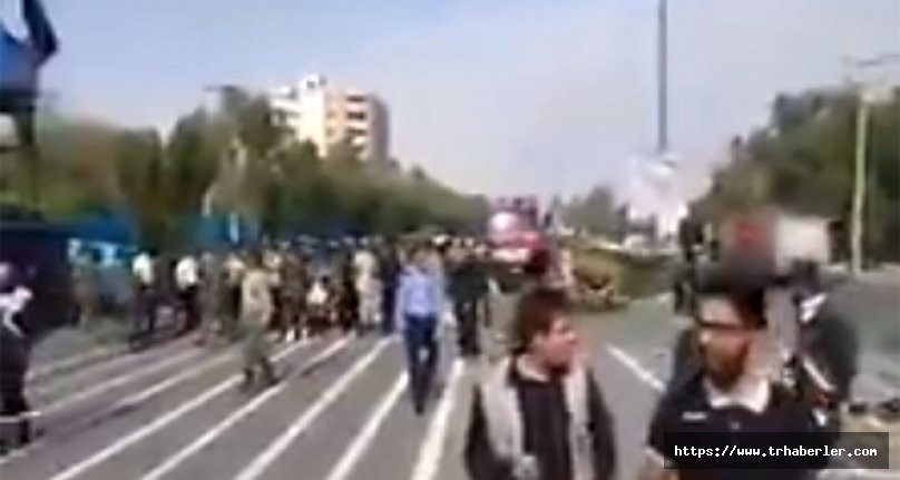 İran'da Askeri Geçit Töreninde Silahlı Saldırı Cumhurbaşkanı Hasan Ruhani Apar Topar Götürüldü