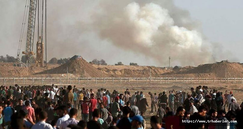 İsrail yine terör estirdi! Gazze sınırında 1 kişi şehit oldu, 312 kişi yaralandı...