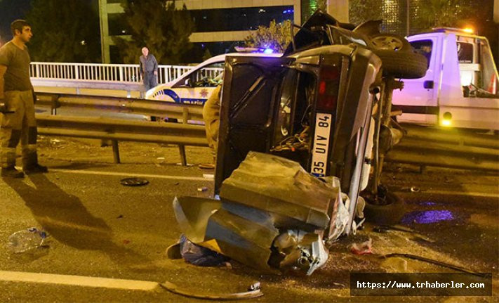 İzmir'de feci kaza ölü ve yaralı var
