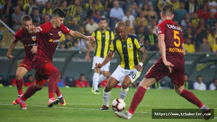 Kadıköy'de büyük şok! Fenerbahçe Kayserispor maçı özeti ve golleri izle