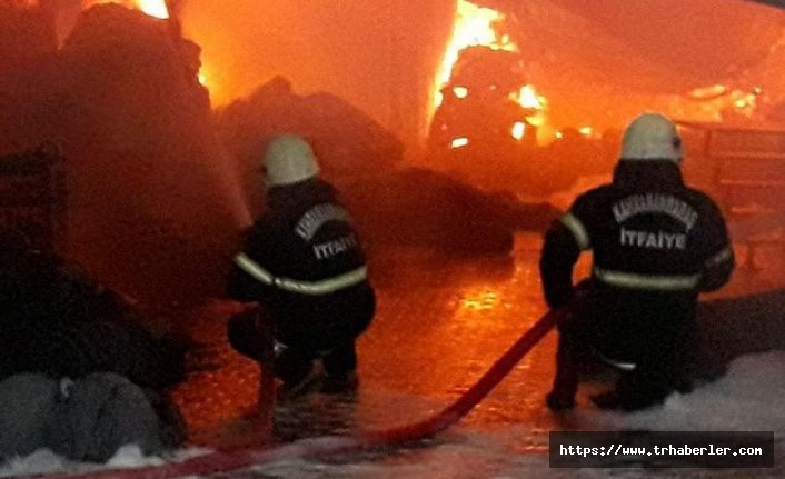 Kahramanmaraş'ta Fabrika'yı alevler sardı! Bazı işçiler hastaneye kaldırıldı