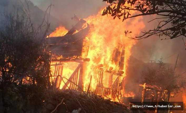 Kastamonu'da feci yangın! 9 ev, 1 ahır yandı