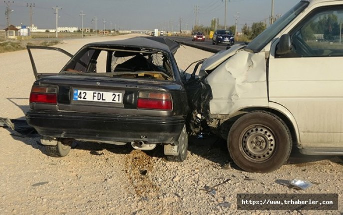 Konya'da feci kaza: Ölü ve yaralılar var!