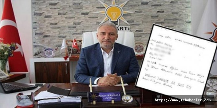 Torpil isteyen AK Partili ilçe başkanı fax numaralarını karıştırdı, yanlışlıkla CHP'li isme gönderdi