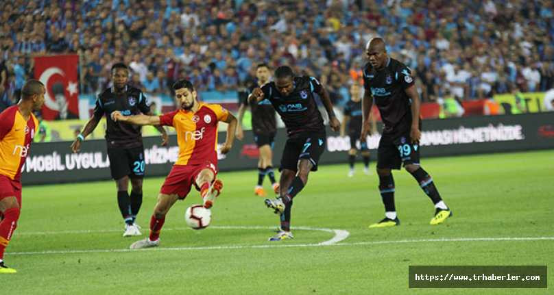Trabzonspor - Galatasaray maçı özeti ve golleri izle