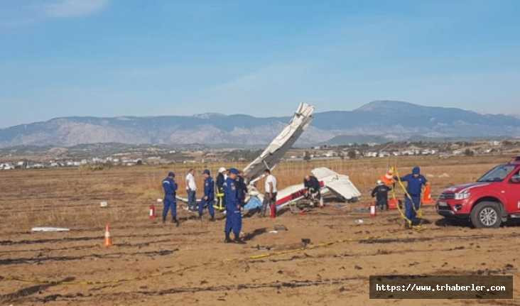 Antalya’nın Manavgat ilçesinde keşif uçağı düştü: 2 ölü