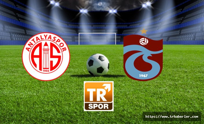 MAÇ SONUCU: Antalyaspor 1 - 1 Trabzonspor