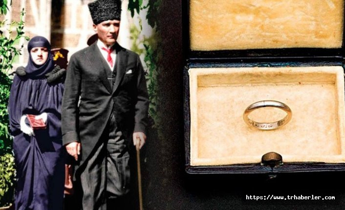 Atatürk'ün Latife Hanım'a aldığı alyans gün yüzüne çıktı...
