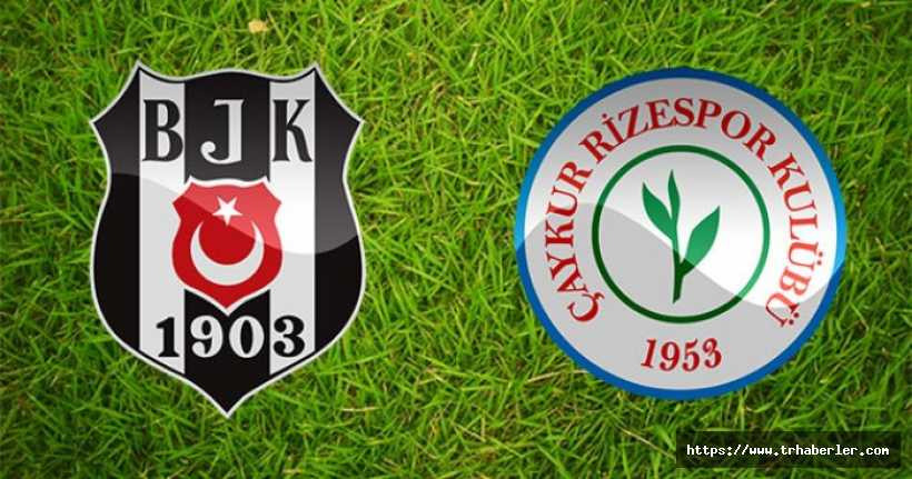 MAÇ SONUCU: Beşiktaş 4 - 1 Rizespor