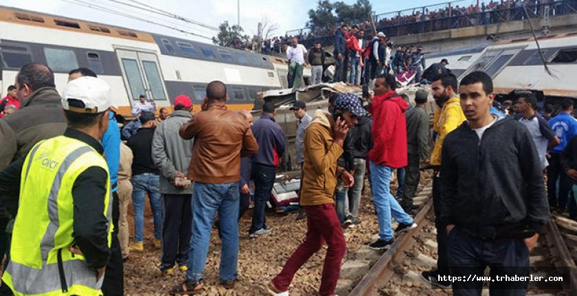 Fas'ta iki tren çarpıştı! 10 ölü, 100'e yakın yaralı...