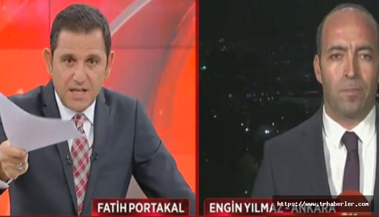 Fatih Portakal, canlı yayında Haber Müdürü Engin Yılmaz'ı fena bozdu!