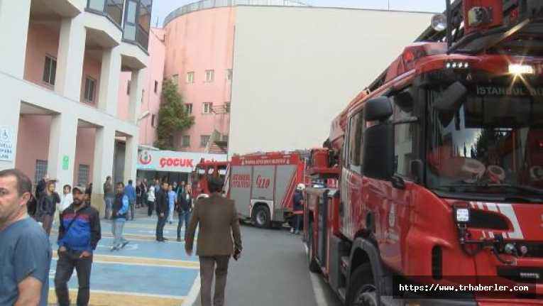 İstanbul'da hastanede yangın!