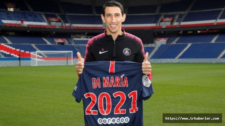 PSG'de Di Maria'nın sözleşmesi uzatıldı