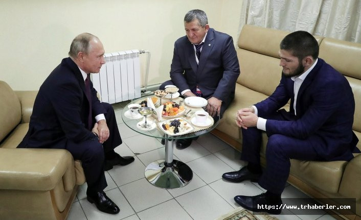 Putin, Nurmagomedov ile bir araya geldi! “Senin için çok endişelendik” 