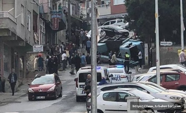 Trabzon'da kaza ucuz atlatıldı