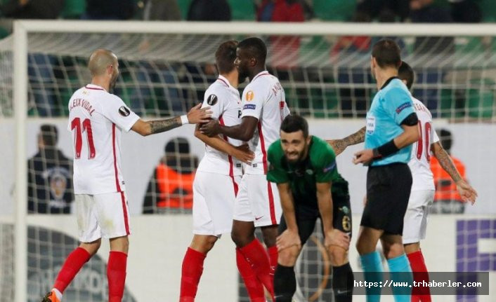 Akigo'ya yazık oldu! Akhisarspor - Sevilla maç özeti ve golleri izle