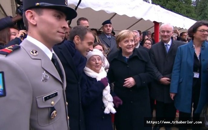 Angela Merkel'i Macron'un eşi zannetti