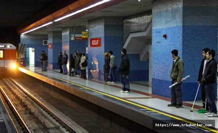 Ankara Kızılay metro durağında intihar!