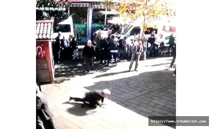 Cenaze namazında husumetli olduğu kişiyi öldürdü, kameralara yansıdı! video izle