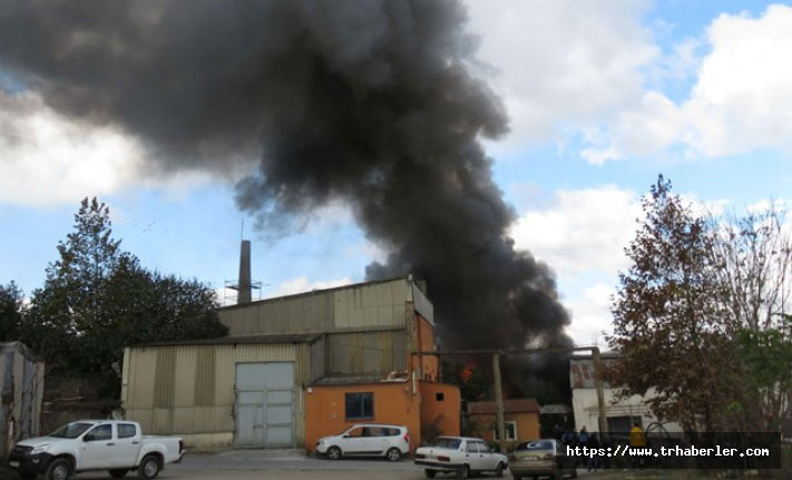 İstanbul Kartal'da fabrika yangını!