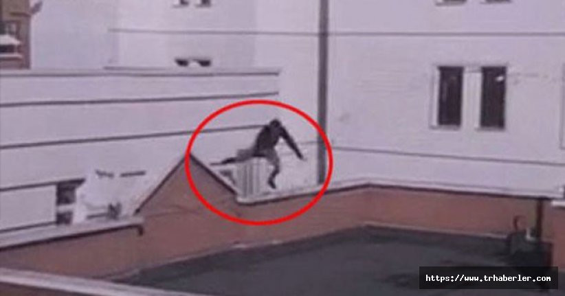 Rus genç damdan dama atlarken yere çakıldı ve feci şekilde can verdi - video izle