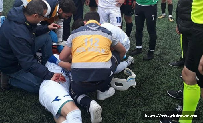 Trabzon'da amatör futbolcu ölümden döndü