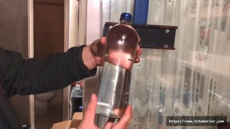 Trabzon'da sahte içki operasyonu! 139 şişe ele geçirildi