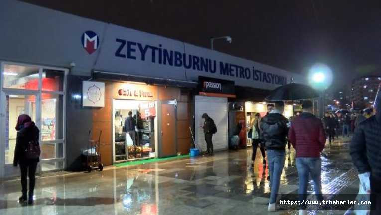 Zeytinburnu Metro İstasyonu'nda raylara atlayan kadın yaralandı!