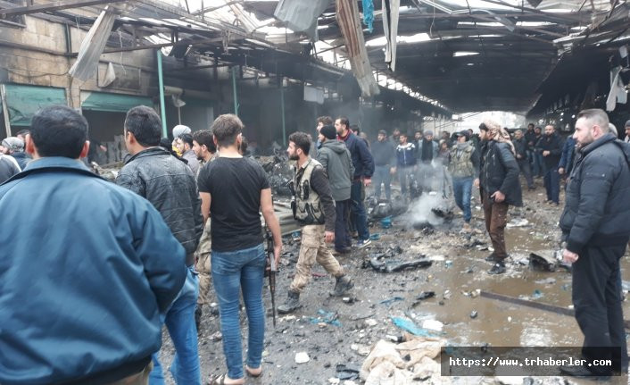 Afrin’de halk pazarında patlama! 4 ölü