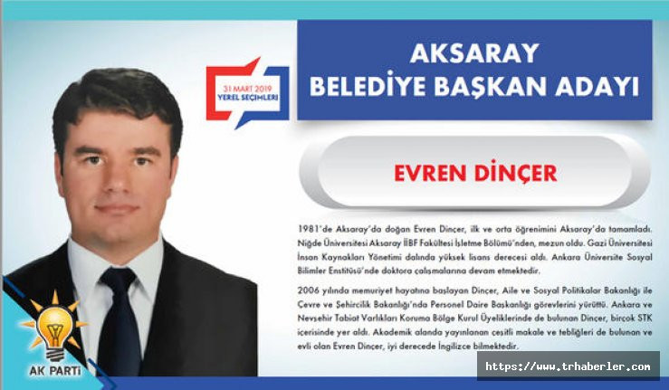 AK Parti Aksaray belediye başkan adayı belli oldu (SON DAKİKA)