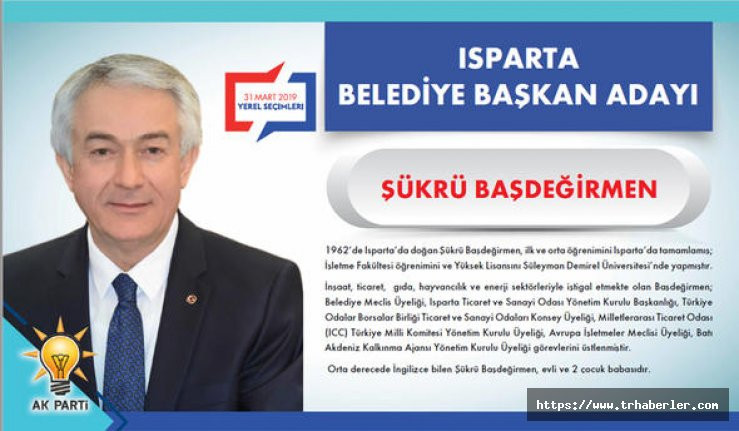 AK Parti Isparta belediye başkan adayı belli oldu (SON DAKİKA)